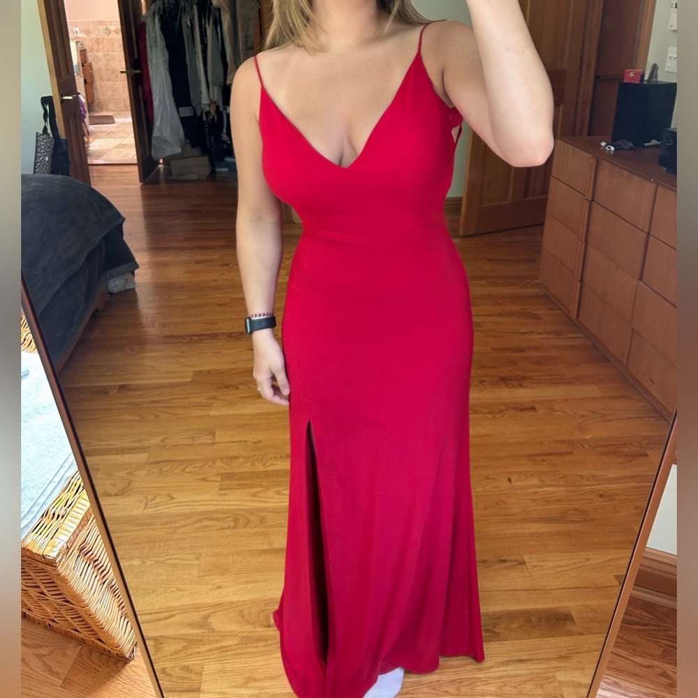 Full Length Red Dress